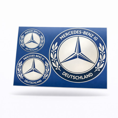 Mbig aufkleber 3fach mercedes - aufkleber,