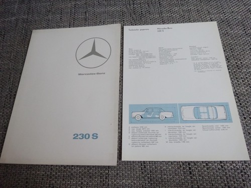 Mercedes 230 w111 prospekt - 230,
